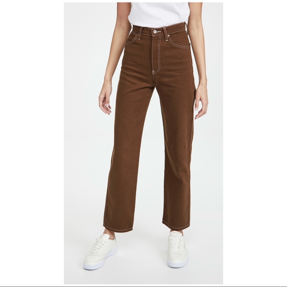 Reformation Cowboy High Rise Straight Jeans